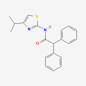 N-(4-isopropylthiazol-2-yl)-2,2-diphenylacetamide