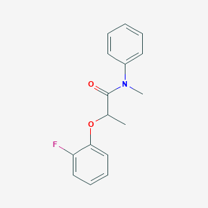 molecular formula C16H16FNO2 B2645800 2-(2-fluorophenoxy)-N-methyl-N-phenylpropanamide CAS No. 617679-92-2