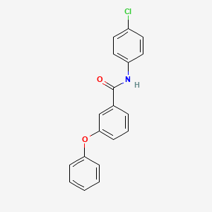 molecular formula C19H14ClNO2 B2645823 N-(4-chlorophenyl)-3-phenoxybenzamide CAS No. 313647-96-0