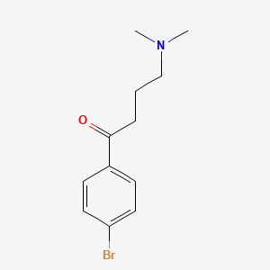 molecular formula C12H16BrNO B2645825 1-(4-Bromophenyl)-4-(dimethylamino)butan-1-one CAS No. 3768-66-9