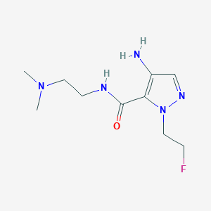 4-Amino-N-[2-(dimethylamino)ethyl]-1-(2-fluoroethyl)-1H-pyrazole-5-carboxamide
