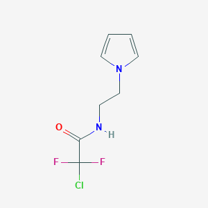 molecular formula C8H9ClF2N2O B2645857 2-氯-2,2-二氟-N-[2-(1H-吡咯-1-基)乙基]乙酰胺 CAS No. 477871-42-4