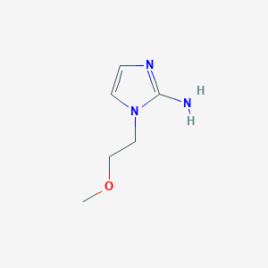 molecular formula C6H11N3O B2645866 1-(2-甲氧基乙基)-1H-咪唑-2-胺 CAS No. 1695683-65-8