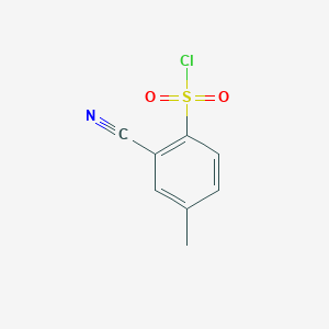 2-Cyano-4-methylbenzene-1-sulfonyl chloride