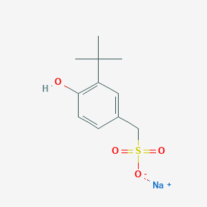 molecular formula C12H17NaO4S B2645881 Sodium (3-(tert-butyl)-4-hydroxyphenyl)methanesulfonate CAS No. 2225879-32-1