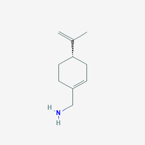 molecular formula C10H17N B2645887 [(4S)-4-丙-1-烯-2-基环己烯-1-基]甲胺 CAS No. 159822-94-3