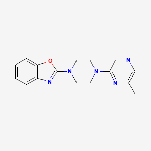 2-[4-(6-Methylpyrazin-2-yl)piperazin-1-yl]-1,3-benzoxazole