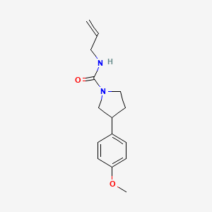 N-allyl-3-(4-methoxyphenyl)pyrrolidine-1-carboxamide