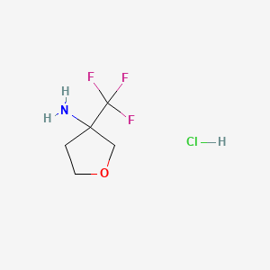 3-(Trifluoromethyl)tetrahydrofuran-3-amine hydrochloride