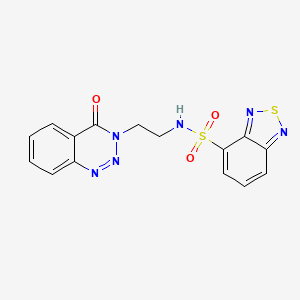 N-(2-(4-oxobenzo[d][1,2,3]triazin-3(4H)-yl)ethyl)benzo[c][1,2,5]thiadiazole-4-sulfonamide