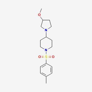 4-(3-Methoxypyrrolidin-1-yl)-1-tosylpiperidine