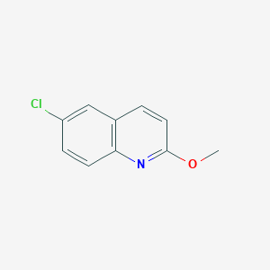 molecular formula C10H8ClNO B2645995 6-Chloro-2-methoxyquinoline CAS No. 1820686-71-2