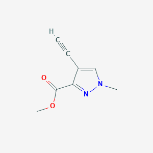 methyl 4-ethynyl-1-methyl-1H-pyrazole-3-carboxylate
