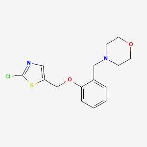 4-{2-[(2-Chloro-1,3-thiazol-5-yl)methoxy]benzyl}morpholine