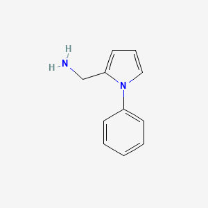 molecular formula C11H12N2 B2646079 (1-phenyl-1H-pyrrol-2-yl)methanamine CAS No. 154123-03-2
