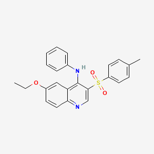 molecular formula C24H22N2O3S B2646097 6-ethoxy-N-phenyl-3-tosylquinolin-4-amine CAS No. 1251694-76-4