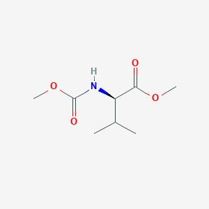 D-Valine, N-(methoxycarbonyl)-, methyl ester