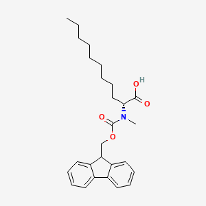 molecular formula C27H35NO4 B2646140 Fmoc-D-MeAund(2)-OH CAS No. 2389078-36-6