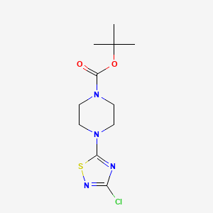 tert-Butyl 4-(3-chloro-1,2,4-thiadiazol-5-yl)piperazine-1-carboxylate