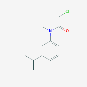 2-Chloro-N-methyl-N-(3-propan-2-ylphenyl)acetamide