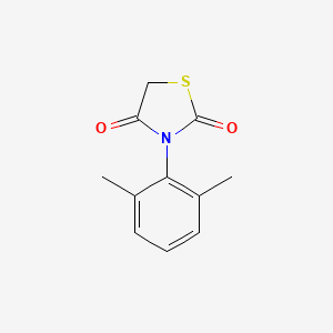 molecular formula C11H11NO2S B2646163 3-(2,6-二甲苯基)-1,3-噻唑烷-2,4-二酮 CAS No. 303985-14-0