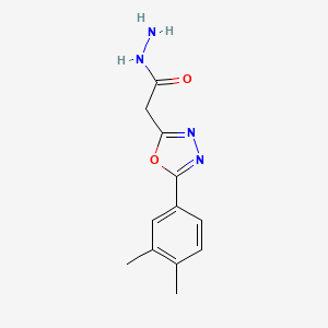 2-[5-(3,4-Dimethylphenyl)-1,3,4-oxadiazol-2-yl]acetohydrazide