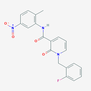 1-(2-fluorobenzyl)-N-(2-methyl-5-nitrophenyl)-2-oxo-1,2-dihydropyridine-3-carboxamide