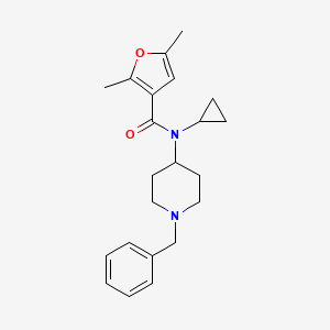 N-(1-benzylpiperidin-4-yl)-N-cyclopropyl-2,5-dimethylfuran-3-carboxamide