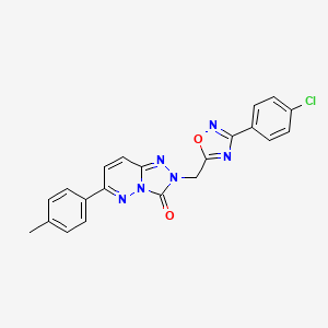 2-((3-(4-chlorophenyl)-1,2,4-oxadiazol-5-yl)methyl)-6-(p-tolyl)-[1,2,4]triazolo[4,3-b]pyridazin-3(2H)-one