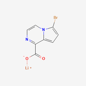Lithium;6-bromopyrrolo[1,2-a]pyrazine-1-carboxylate