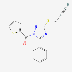 5-Phenyl-3-prop-2-ynylthio(1,2,4-triazolyl) 2-thienyl ketone