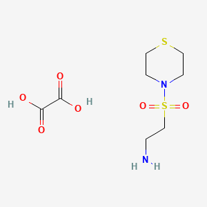 2-(Thiomorpholinosulfonyl)ethanamine oxalate