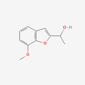 1-(7-Methoxy-1-benzofuran-2-yl)-1-ethanol