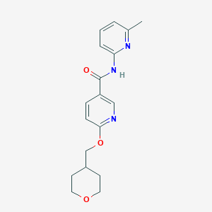N-(6-methylpyridin-2-yl)-6-((tetrahydro-2H-pyran-4-yl)methoxy)nicotinamide