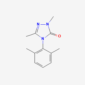 molecular formula C12H15N3O B2646349 4-(2,6-dimethylphenyl)-2,5-dimethyl-2,4-dihydro-3H-1,2,4-triazol-3-one CAS No. 860789-43-1
