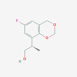 (2S)-2-(6-Fluoro-4H-1,3-benzodioxin-8-yl)propan-1-ol