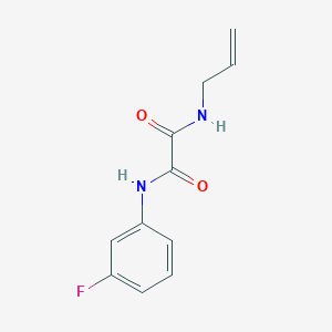 molecular formula C11H11FN2O2 B2646385 N1-烯丙基-N2-(3-氟苯基)草酰胺 CAS No. 882766-66-7