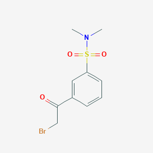 3-(bromoacetyl)-N,N-dimethylbenzenesulfonamide