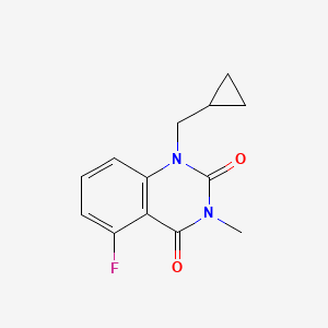 1-(cyclopropylmethyl)-5-fluoro-3-methylquinazoline-2,4(1H,3H)-dione