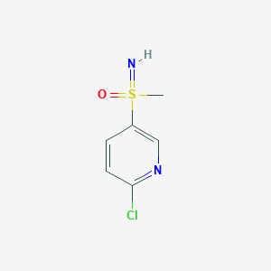 (6-Chloropyridin-3-yl)(imino)methyl-lambda6-sulfanone