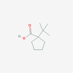 molecular formula C10H18O2 B2646430 1-Tert-butylcyclopentane-1-carboxylic acid CAS No. 67732-08-5