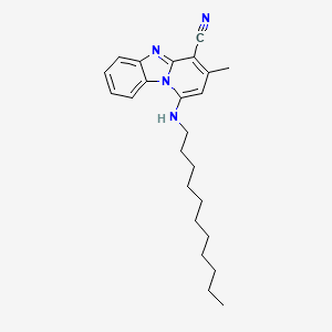 3-Methyl-1-(undecylamino)pyrido[1,2-a]benzimidazole-4-carbonitrile