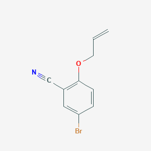 molecular formula C10H8BrNO B2646455 2-(烯丙氧基)-5-溴苯甲腈 CAS No. 932934-17-3