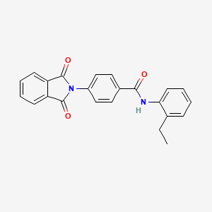 4-(1,3-dioxoisoindol-2-yl)-N-(2-ethylphenyl)benzamide