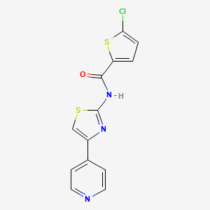 5-chloro-N-(4-(pyridin-4-yl)thiazol-2-yl)thiophene-2-carboxamide