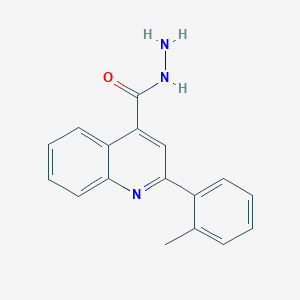 molecular formula C17H15N3O B2646517 2-(2-Methylphenyl)quinoline-4-carbohydrazide CAS No. 438197-10-5