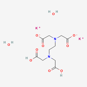 molecular formula C10H18K2N2O10 B2646543 Ethylenediaminetetraacetic acid dipotassium salt dihydrate CAS No. 25102-12-9