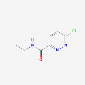 molecular formula C7H8ClN3O B2646565 6-氯-N-乙基吡啶-3-甲酰胺 CAS No. 1178402-48-6