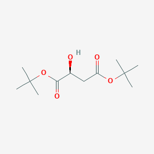 molecular formula C12H22O5 B2646591 (S)-Di-tert-butyl 2-hydroxysuccinate CAS No. 355126-91-9