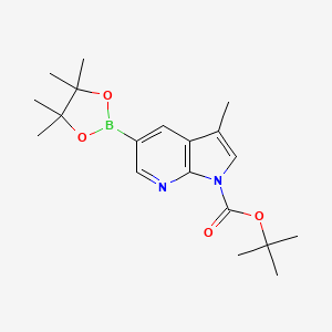 1-N-Boc-{3-Methyl-1H-pyrrolo[2,3-b]pyridin-5-yl}boronic acid pinacol ester